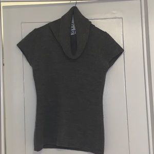Cowl neck tunic sweater